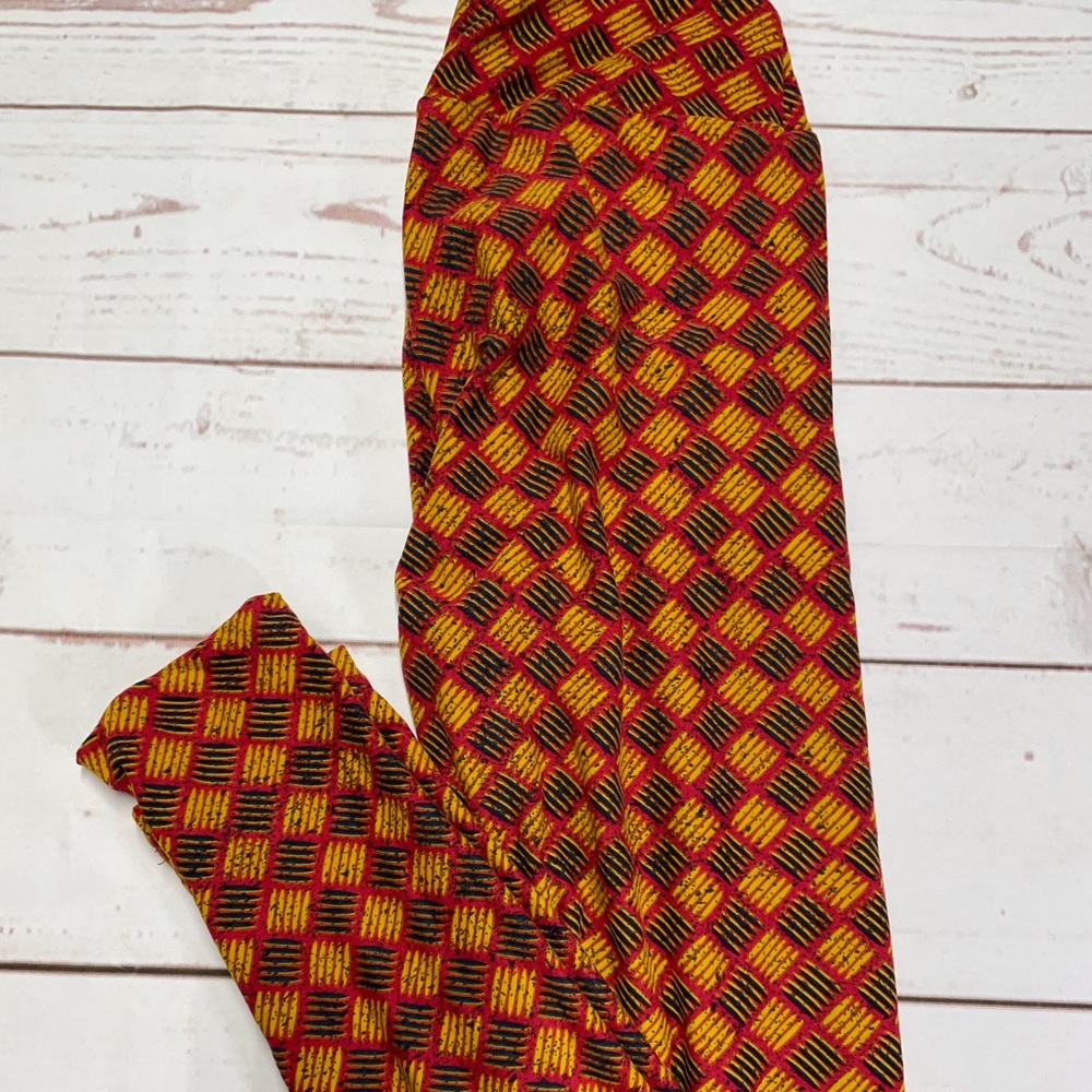 LuLaRoe OS Print Leggings New!  Never worn!